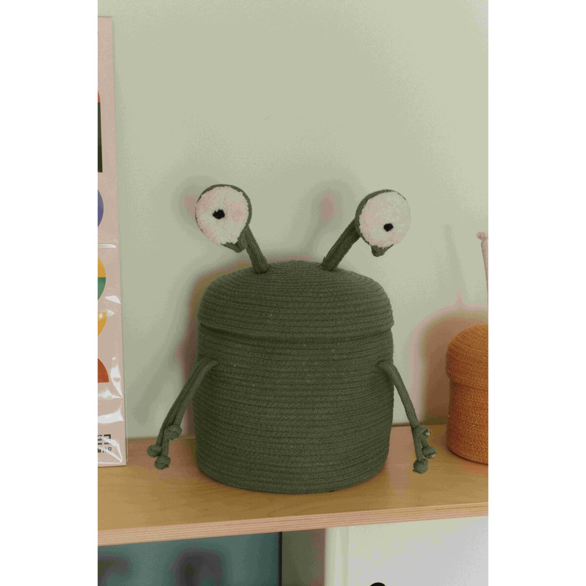 Kosz dekoracyjny Alien Zog, "Mom, I want to be an astronaut" Lorena Canals