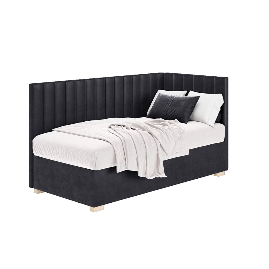 Mesonica Łóżko Snugi, linie granatowe, 90x200, Prawostronne