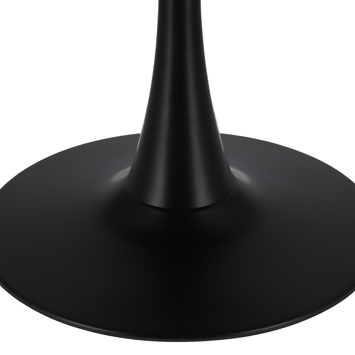 Nowoczesny Czarny Okrągły Stół Do Salonu Jadalni Kuchni