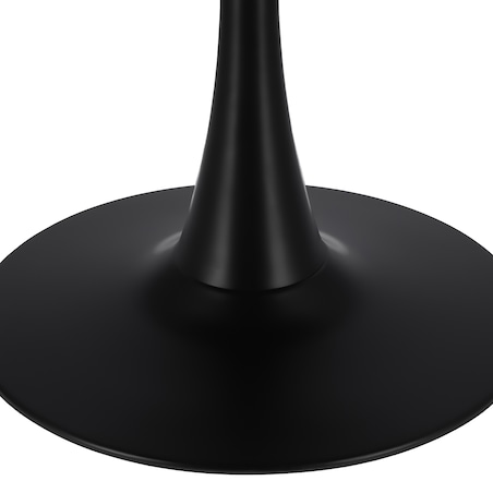 Nowoczesny Czarny Okrągły Stół Do Salonu Jadalni Kuchni