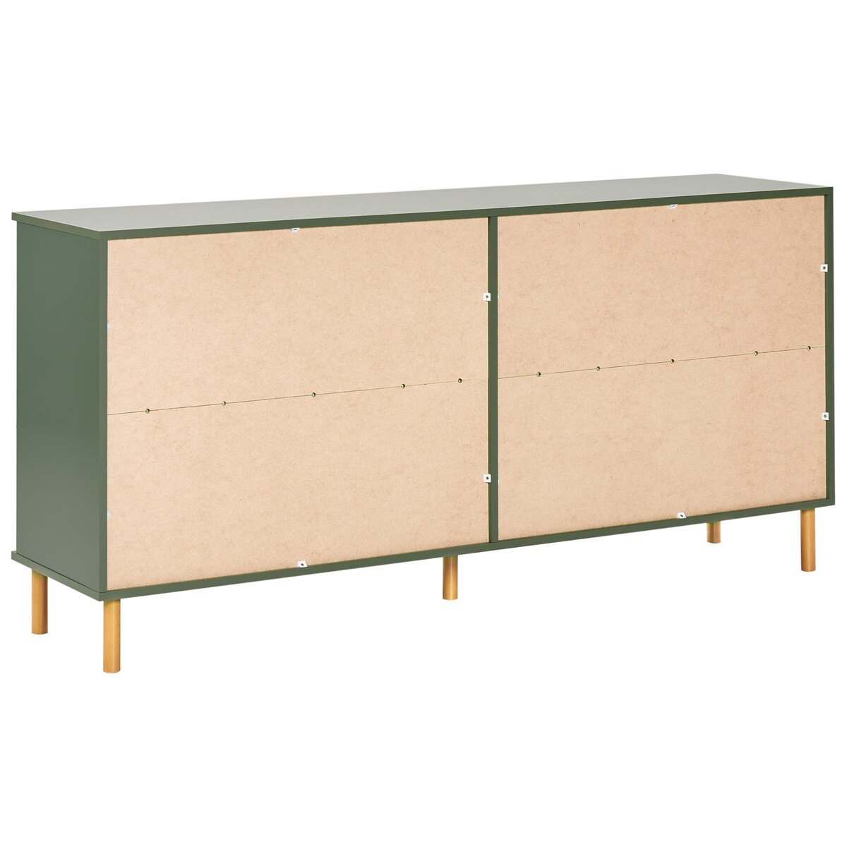 Komoda 6 szuflad WALPOLE Zielony