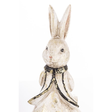 Figurka - królik w serdaczku 22x10x10 cm PAKO