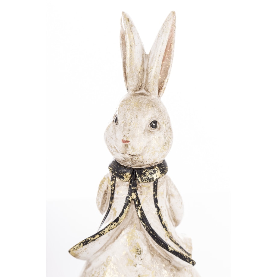 Figurka - królik w serdaczku 22x10x10 cm PAKO