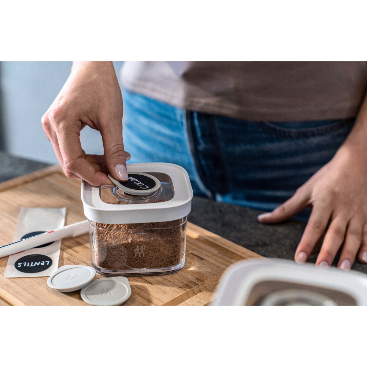 3 pozycjonery do naklejek Zwilling Fresh & Save Cube