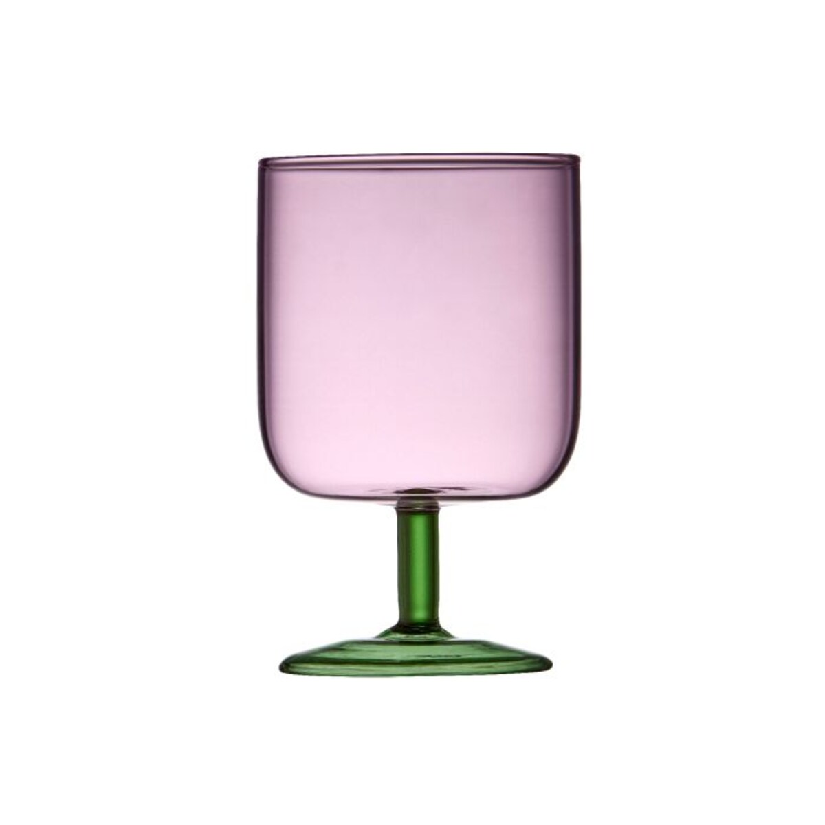 Kieliszki do wina Torino 300 ml 2 sztuki różowo/zielone 30205