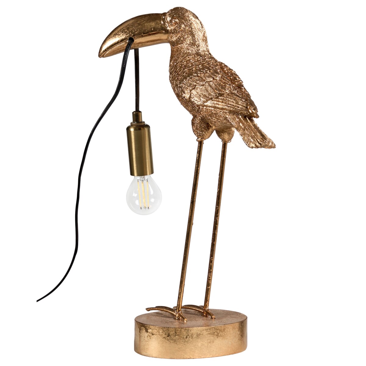 Lampa stołowa Tukan ARACARI Złoty