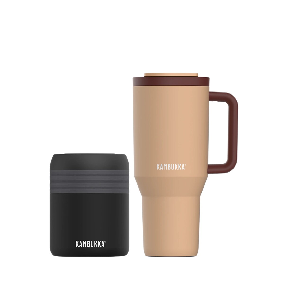 Kambukka kubek termiczny Rio 950ml + lunchbox Bora 600ml Zestaw Drink cold