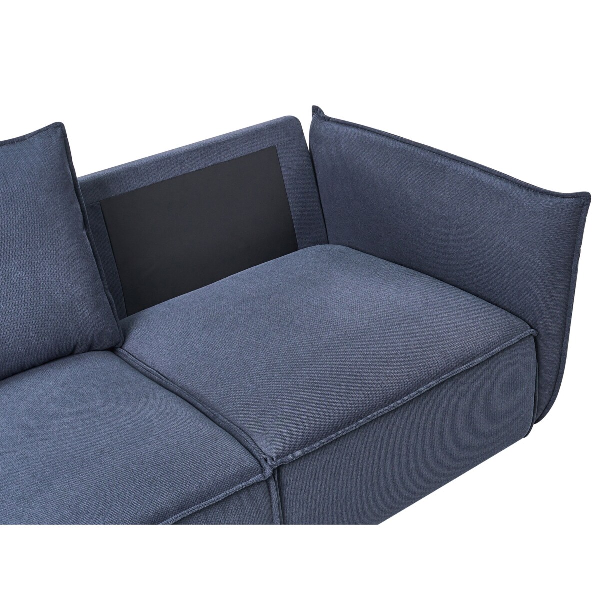 Sofa dla 3 osób KUNES Ciemnoniebieski