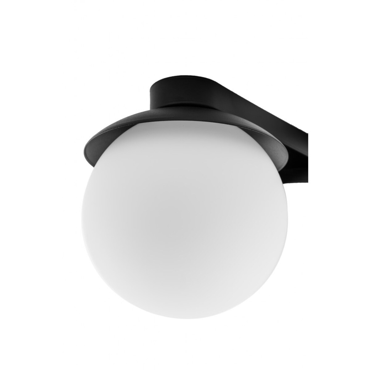 KUUL B czarna lampa sufitowa / plafon z podwyższoną szczelnością IP44