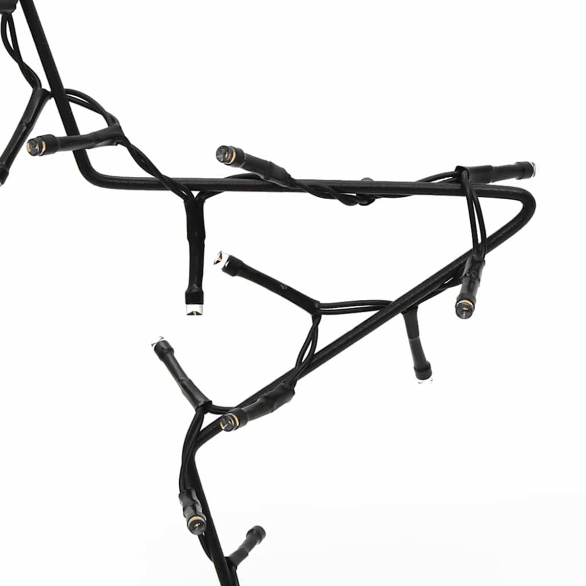 vidaXL Świąteczne gwiazdy na szpikulcach, 3 szt., 50 LED, 29 cm