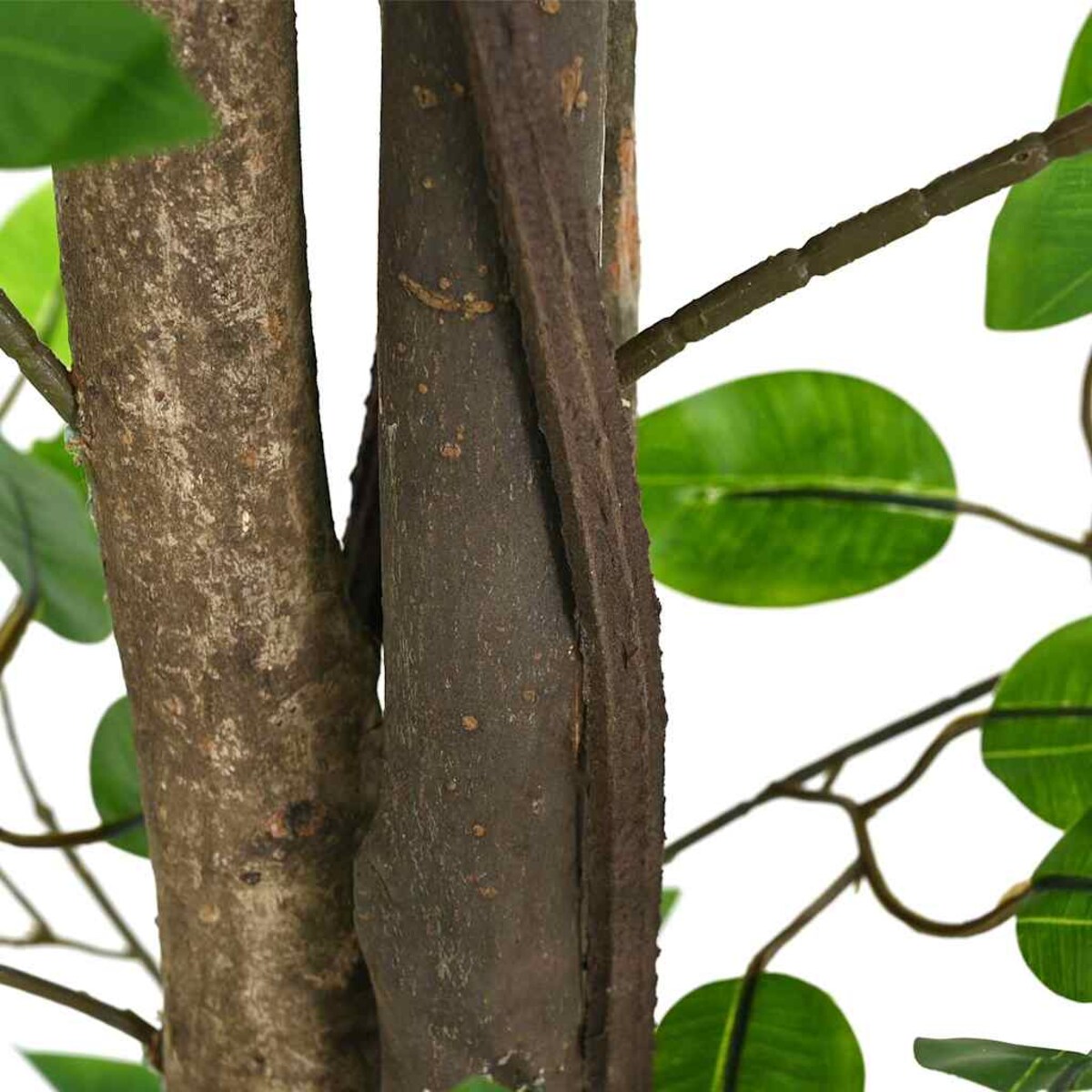 vidaXL Sztuczna roślina Ficus 1260 liści 200 cm zielona