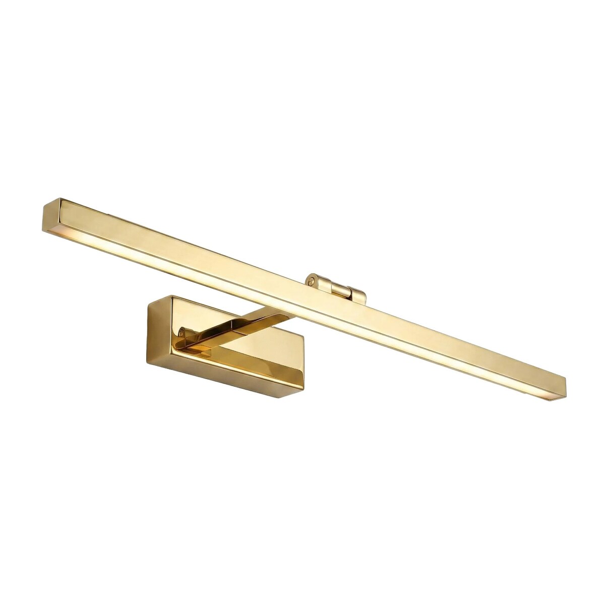 Kinkiet App1862-1W 80Cm Led Złoty, Aluminium, Tworzywo Sztuczne