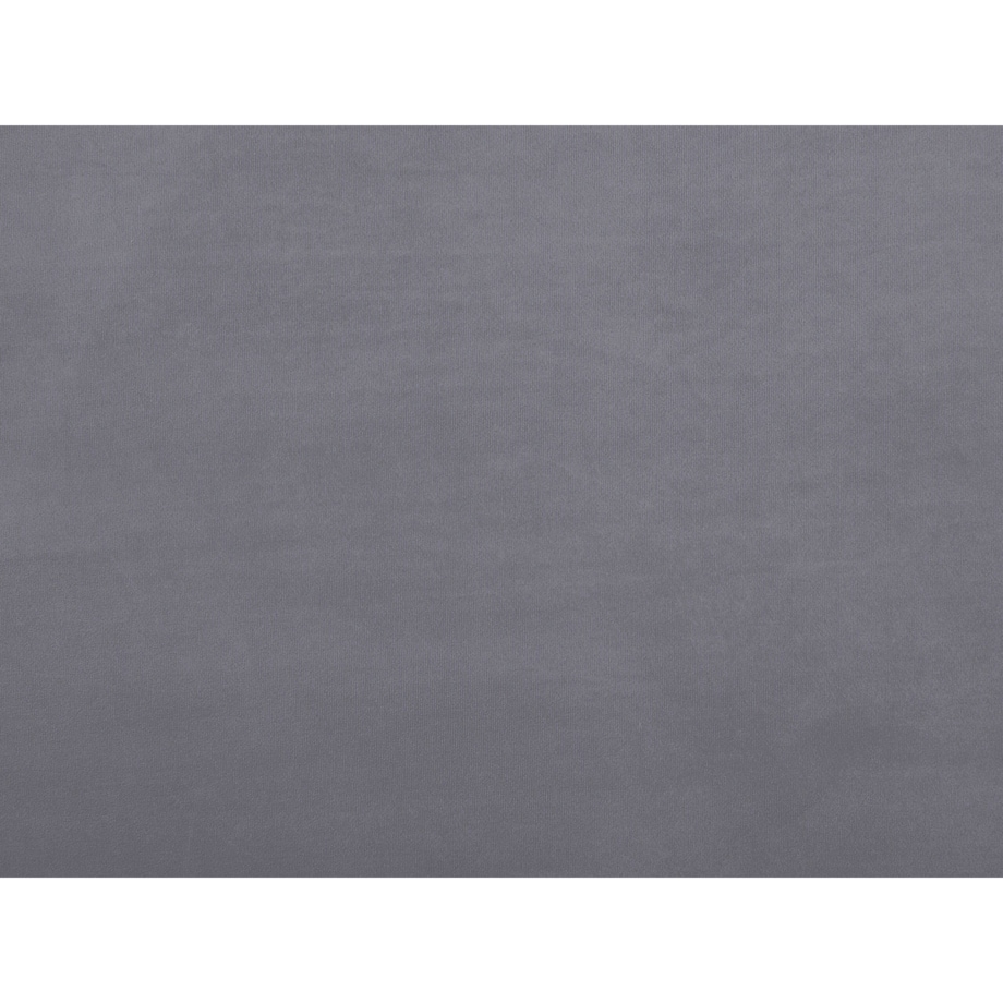 Łóżko welurowe 160 x 200 cm szare FLAYAT