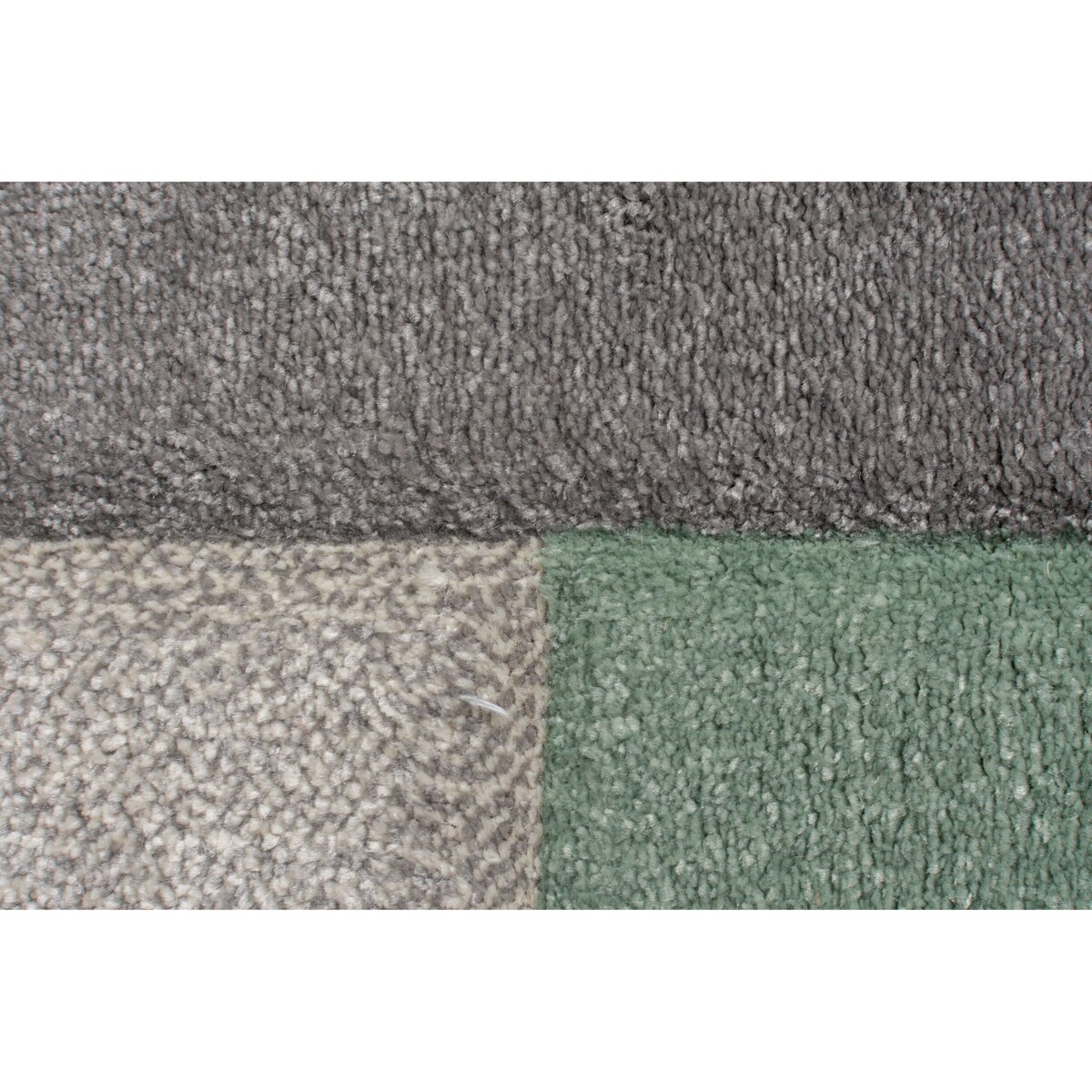 Dywan Nowoczesny Hand Carved Cosmos Mint/Szary/Kremowy 80x150