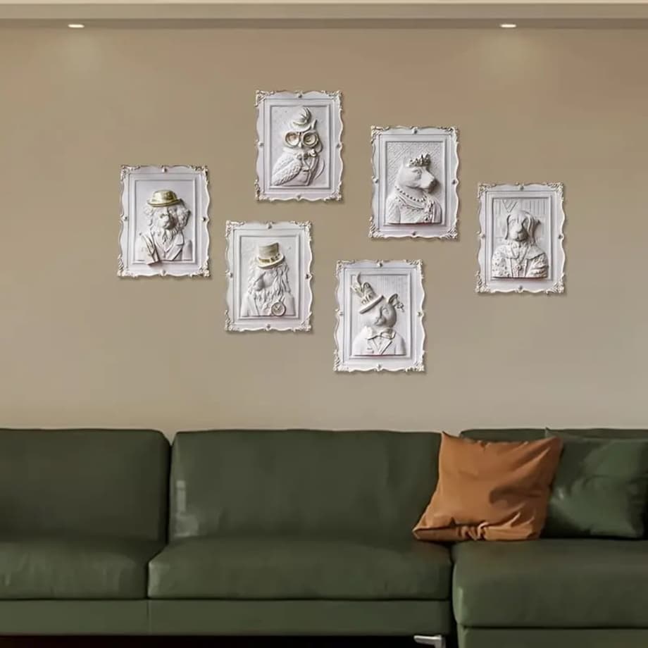 Malowanie 3D - Płaskorzeźba Dostojny lew