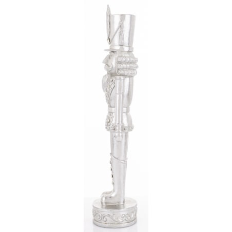 Figurka - Dziadek do orzechów 43x9,5x9 cm SILVER