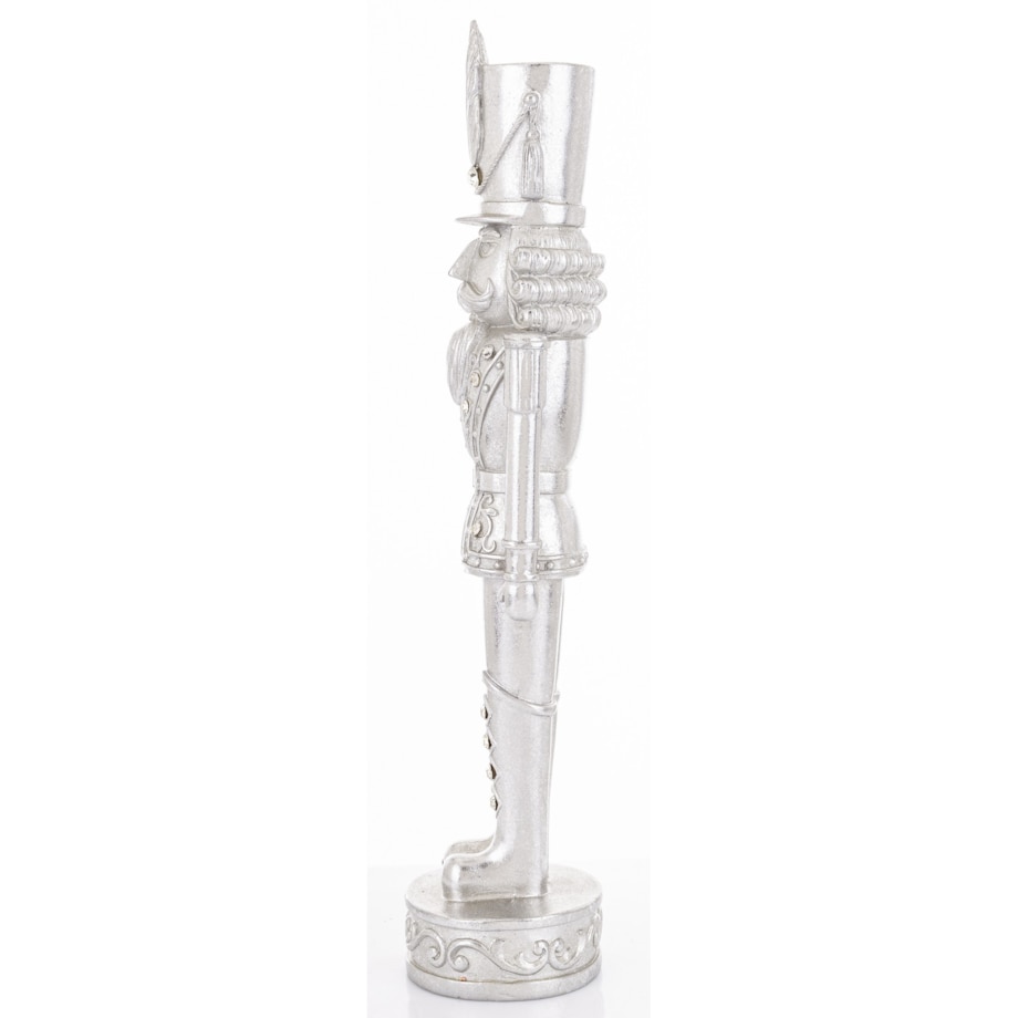 Figurka - Dziadek do orzechów 43x9,5x9 cm SILVER