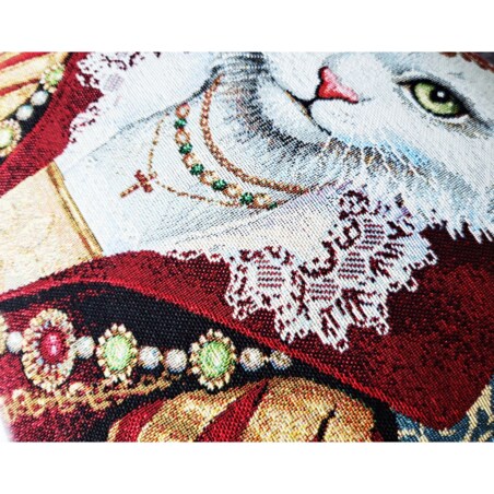 Poszewka Na Poduszkę Jasiek 45X45 Cm Żakardowa Dekoracyjna Ozobna Re Gatto