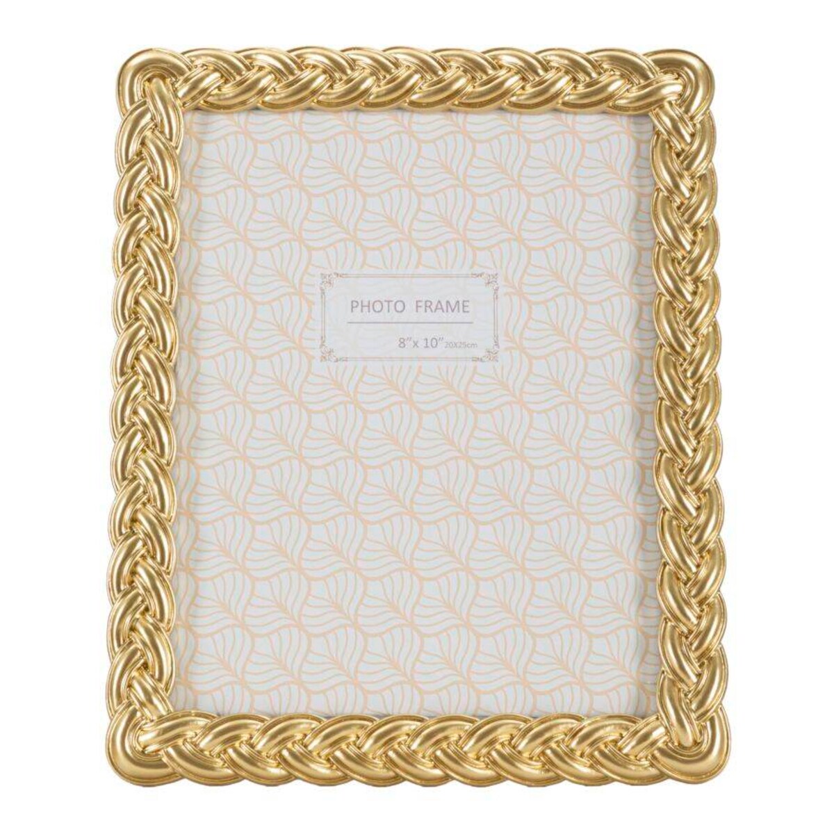 Złota ramka ze sztukaterią, 25 x 30 cm