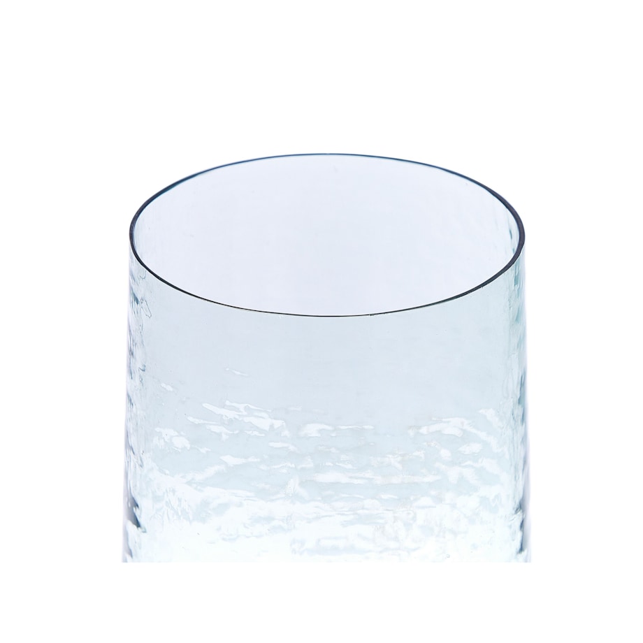 Komplet 2 wazonów na kwiaty szklany przezroczysty KULCHE