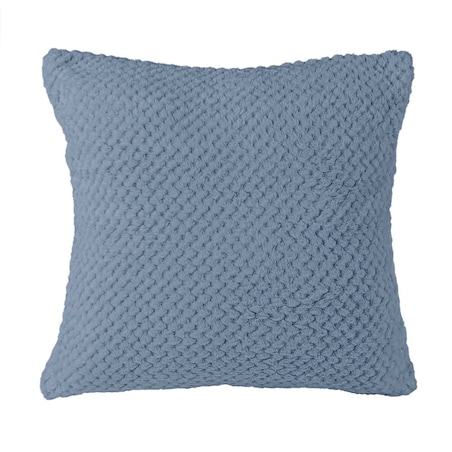 Poszewka żakardowa 40x40 kolor jasny błękit