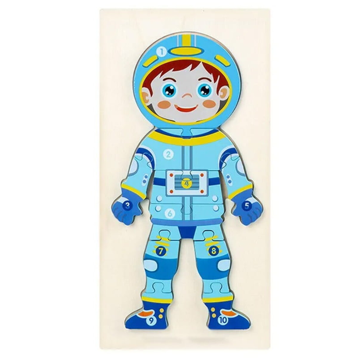 Puzzle drewniane - Zawody - Kosmonauta