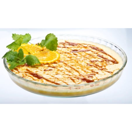 SZKLANA FORMA NACZYNIE NA TARTĘ CIASTO niska 28 cm SIMAX pieczenia desery