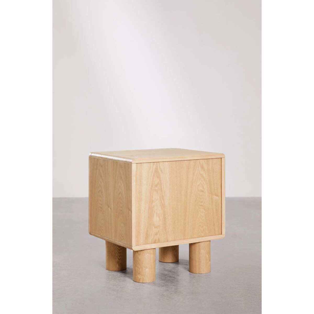Szafka nocna 50x40 cm z MDF i forniru Gumeri, naturalna