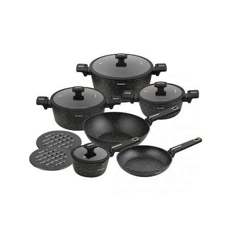 Klausberg zestaw 12 garnków marmurkowych 63913