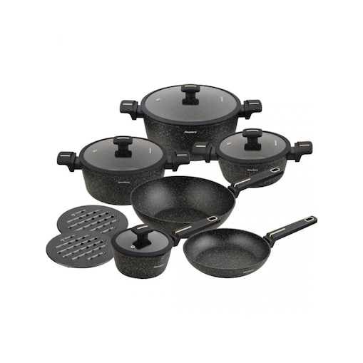 Klausberg zestaw 12 garnków marmurkowych 63913