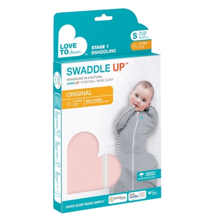 Otulacz Swaddle UP - rozmiar S - dusty pink - ETAP1 - 1.0 TOG Original