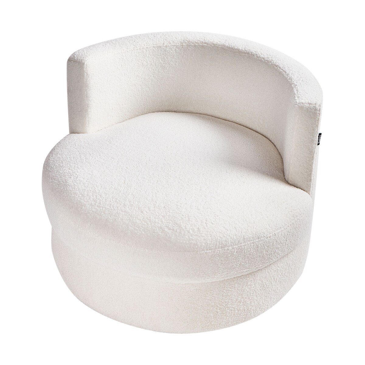 Fotel DALBY Boucle Biały