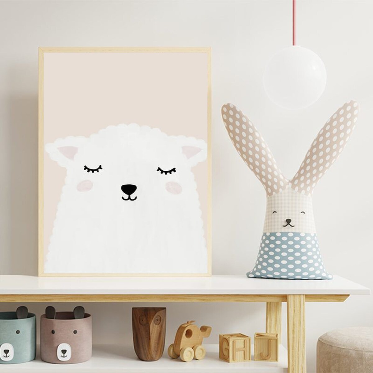 Poster Story, Plakat, Obraz - Urocza Owieczka, wymiary 50 x 70 cm