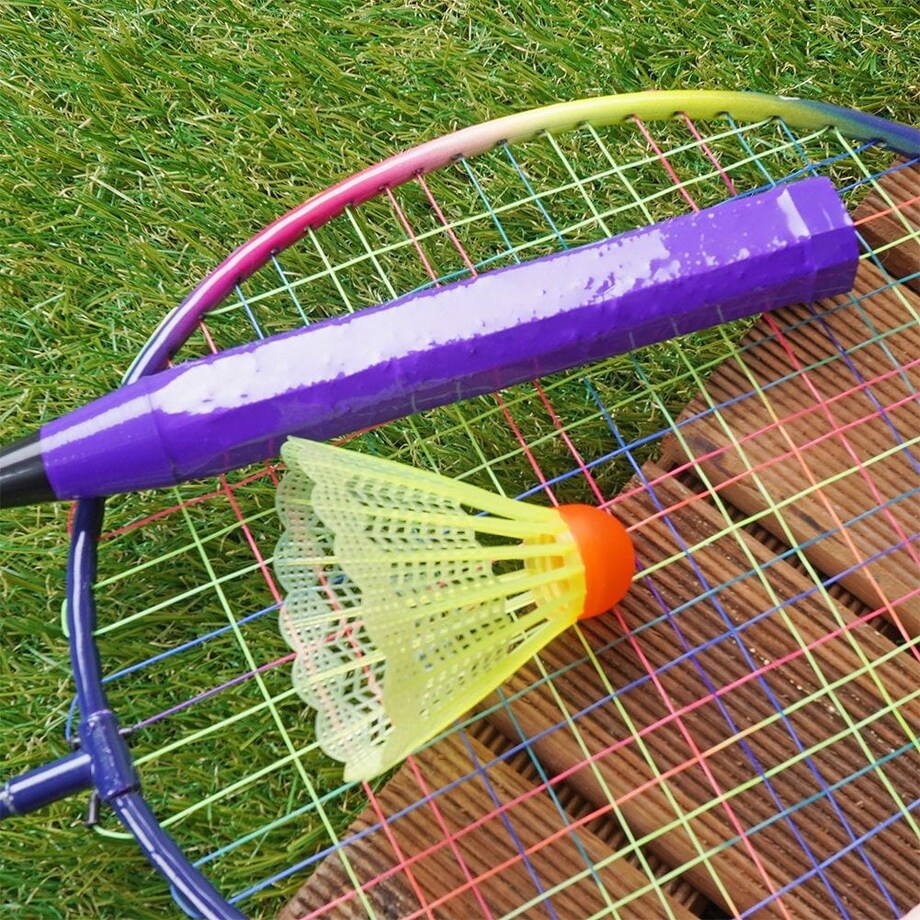 Zestaw do Gry w Badmintona dla Dwóch Osób Stal 63 cm x 20 cm x 2,5 cm