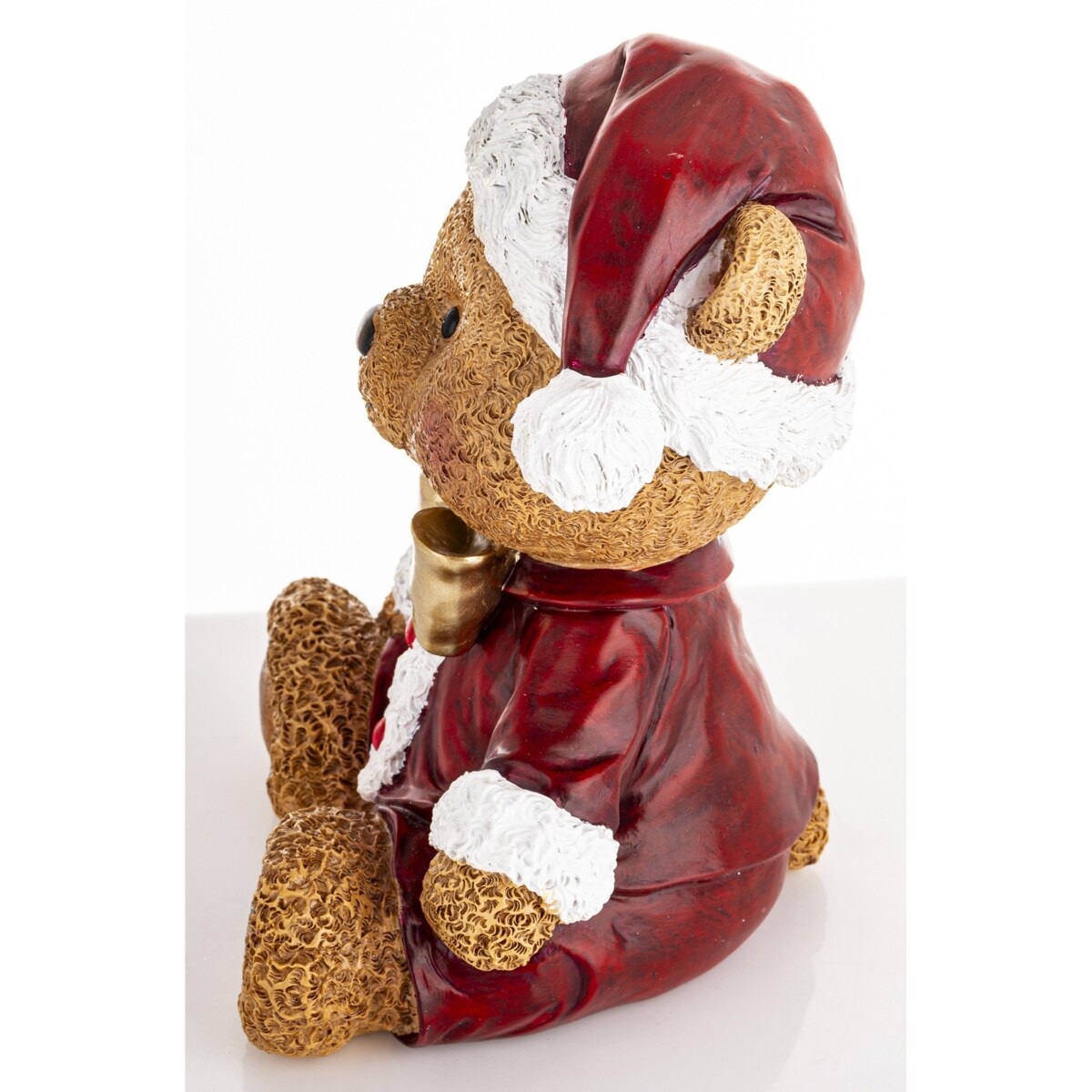 Figurka niedźwiadek 23x18x14 cm URSUS w czerwonym ubranku