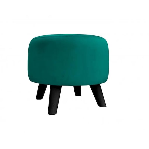 Pufa POLA MG20 turkusowa/czarna