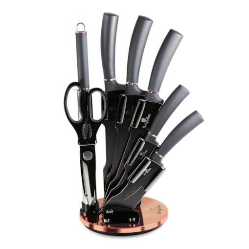 Zestaw noży 8 elementów komplet noże BERLINGER HAUS Moonlight