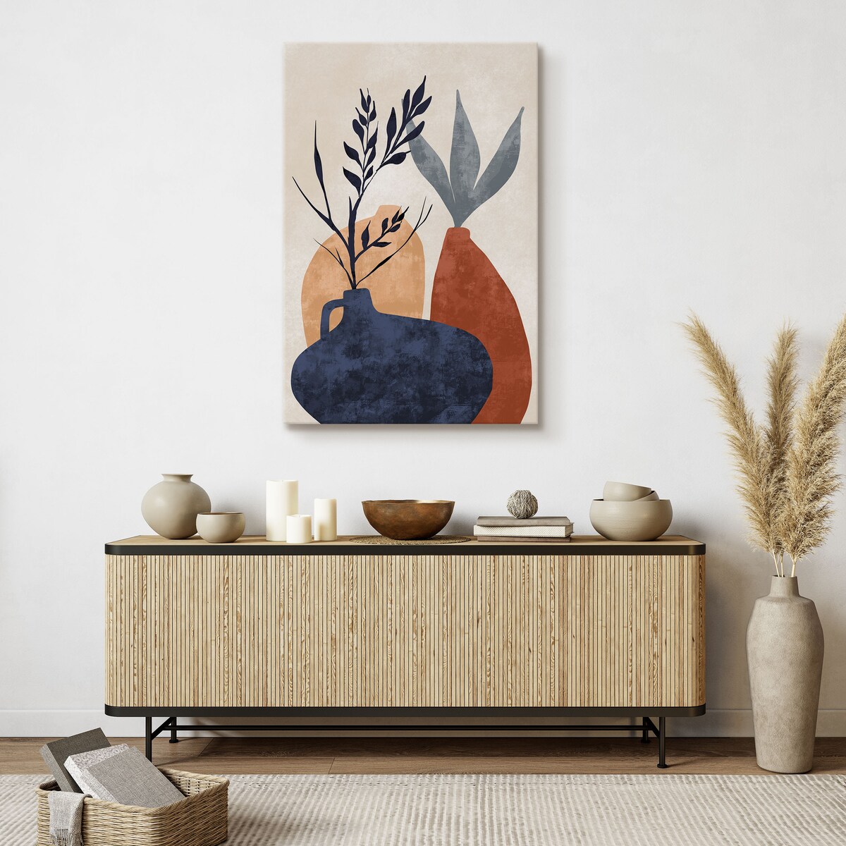 Obraz Natura Abstrakcja Naczynia Azteckie 80x120cm