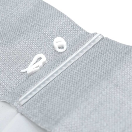 Firana na haczykach flex podwójnych 300x265 ecru natural look