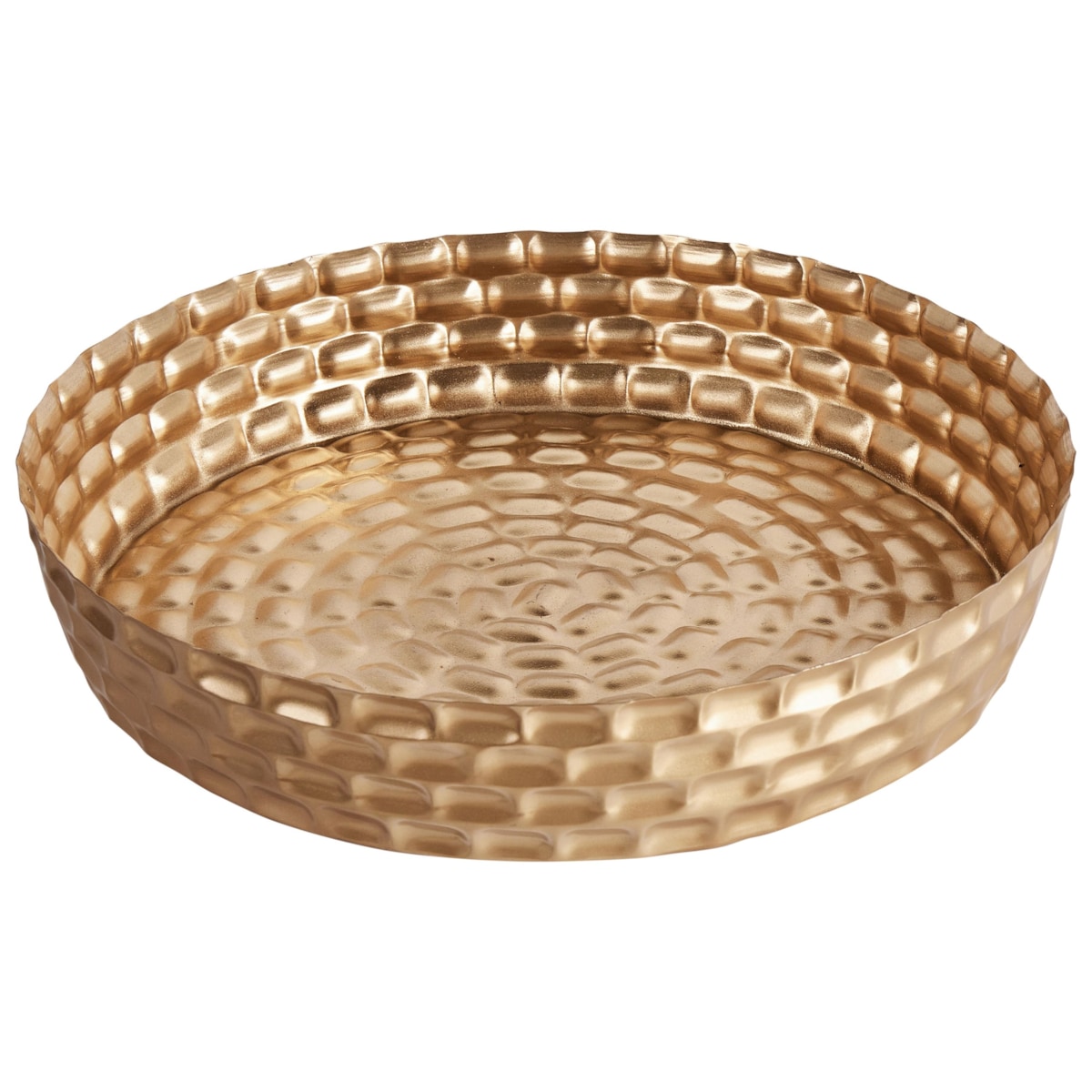 Taca dekoracyjna złota SUEZ