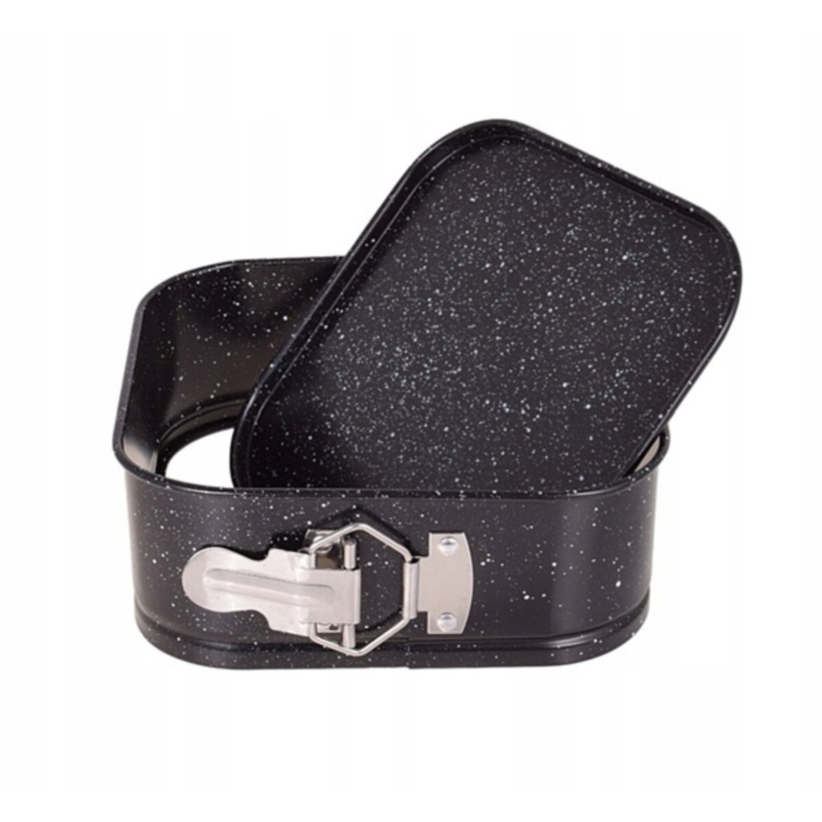 Forma do pieczenia tortownica otwierana blacha czarna 24x24CM BRUNBESTE BB-7717