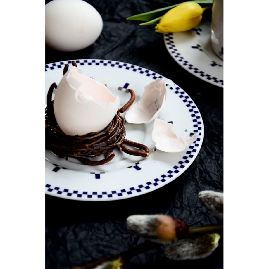 Zestaw filiżanek ze spodkami dla 6 osób 12 el. Folk Fusion Norwegia G831