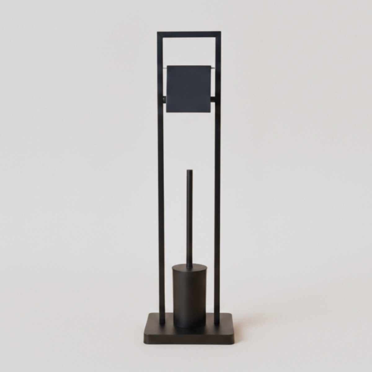 Szczotka do WC z uchwytem na papier toaletowy ARLE, 77 cm