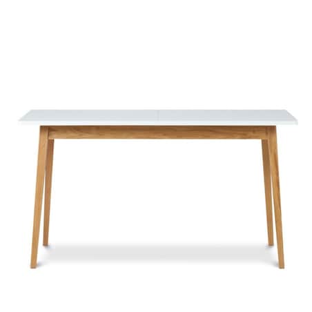 KONSIMO FRISK Biały rozkładany stół w stylu skandynawskim