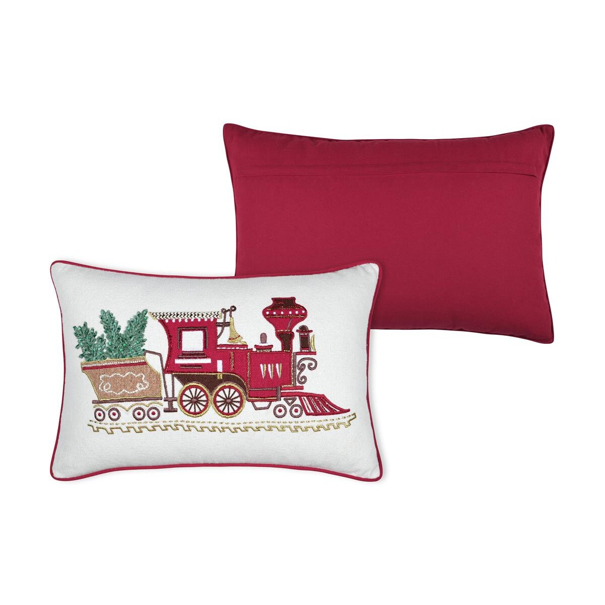 Poduszka świąteczna z nadrukiem, 35 × 55 cm