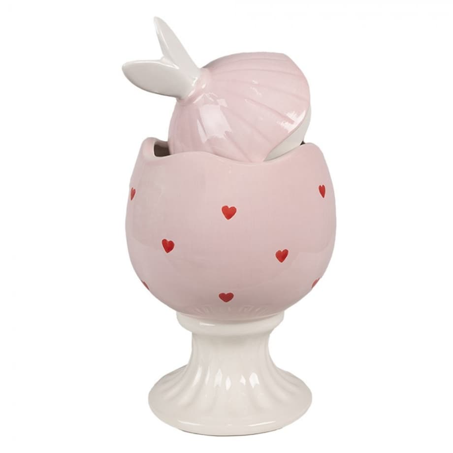 Pojemnik kuchenny jajko z serduszkami Ø 13x25 cm