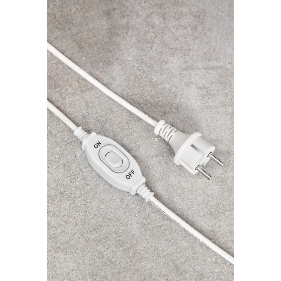 Lampa podłogowa srebrna z marmurem Delola