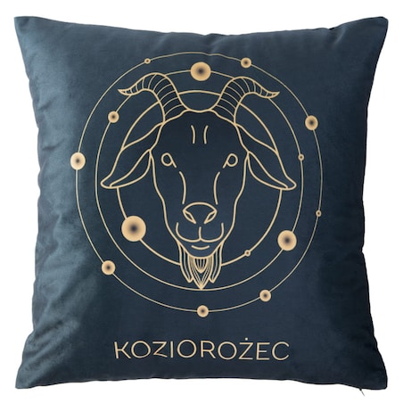 Poszewka dekoracyjna 40x40 Znak zodiaku Koziorożec