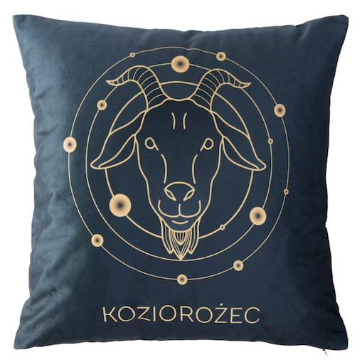 Poszewka dekoracyjna 40x40 Znak zodiaku Koziorożec
