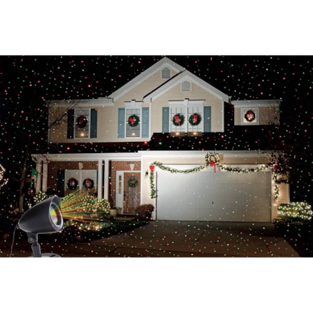 Projektor świąteczny na budynek, 400m²